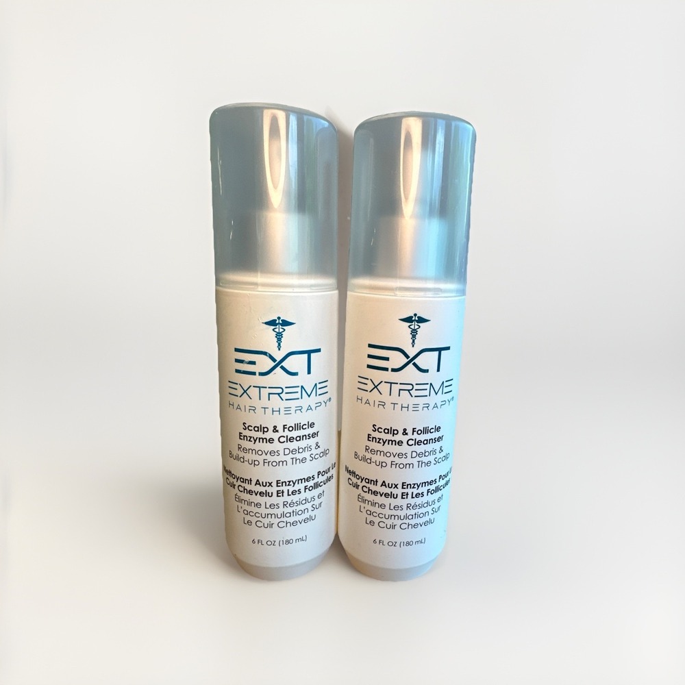 EXT Extreme Hair Therapy (2) 6 Fl oz Scalp &‎ Follicle Enzyme Cleanser